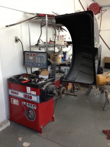 The Tire Balancing Machine at Robert’s Auto Repair