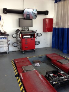 The Wheel Alignment Machine at Robert’s Auto Repair