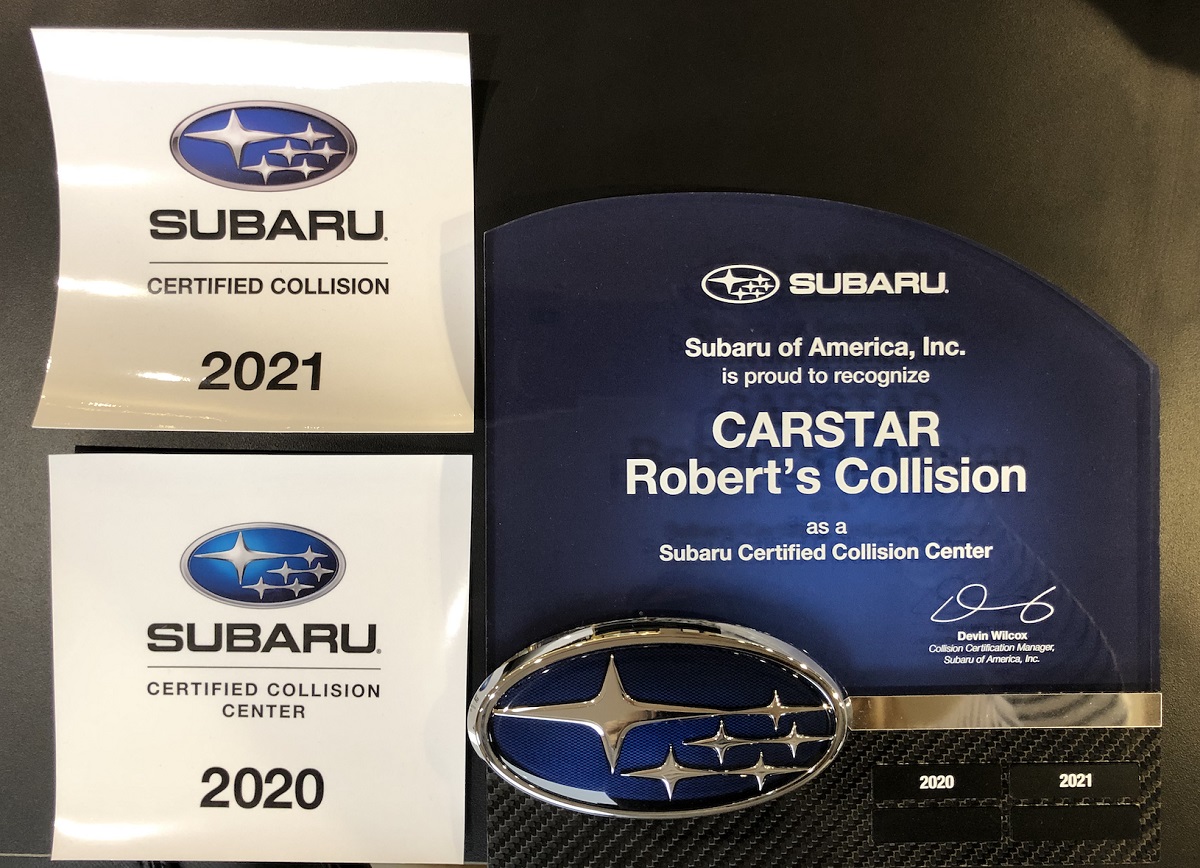 Subaru Certified Collision Center in Monterey, CA - Robert’s Collision & Repair