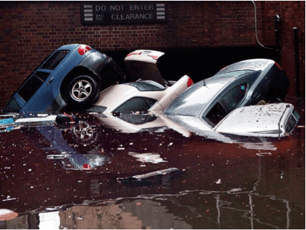 Flooded Cars | Holiday Hustle & Bustle Safety Tips